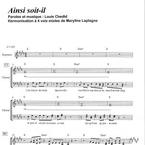 AINSI SOIT-IL