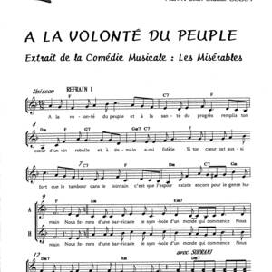 A LA VOLONTE DU PEUPLE
