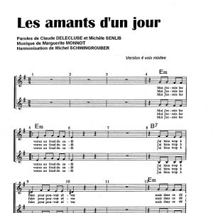 AMANTS D'UN JOUR (LES)