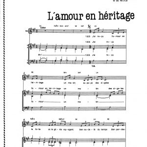 AMOUR EN HERITAGE (L')