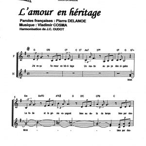 AMOUR EN HERITAGE (L')