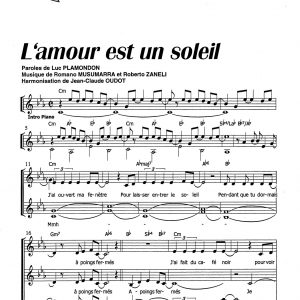 AMOUR EST UN SOLEIL