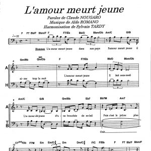 AMOUR MEURT JEUNE (L')