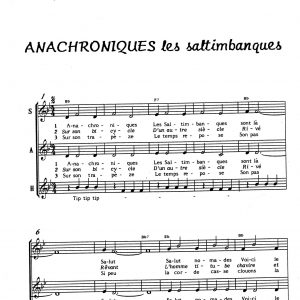 ANACHRONIQUES LES SALTIMBANQUES