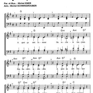 A QUOI CA SERT L'AMOUR