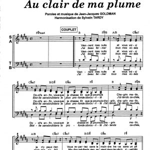 AU CLAIR DE MA PLUME