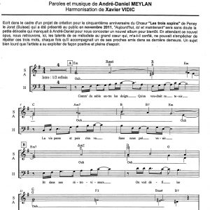 AUJOURD'HUI ICI ET MAINTENANT