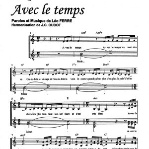 AVEC LE TEMPS