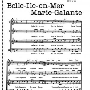 BELLE ILE EN MER MARIE-GALANTE