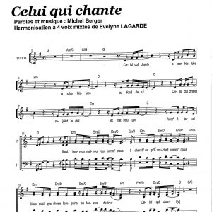 CELUI QUI CHANTE