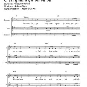 C'EST QUAND QU'ON VA OU