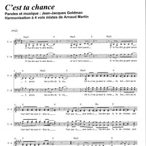 C'EST TA CHANCE