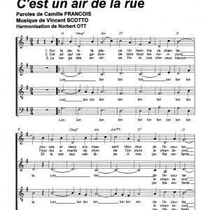 C'EST UN AIR DE LA RUE