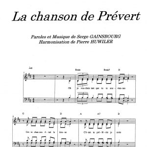CHANSON DE PREVERT (LA)