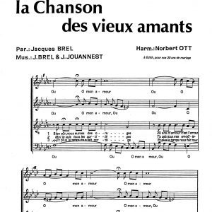 CHANSON DES VIEUX AMANTS     (LA)