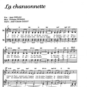 CHANSONNETTE (LA)