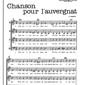 CHANSON POUR L'AUVERGNAT