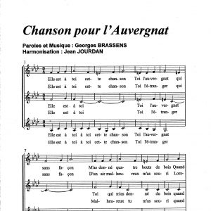 CHANSON POUR L'AUVERGNAT