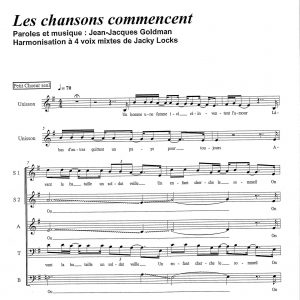 LES CHANSONS COMMENCENT