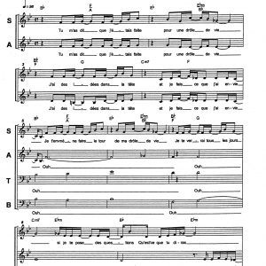 CHANSON SUR MA DROLE DE VIE