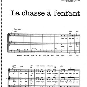 CHASSE A L'ENFANT  (LA)