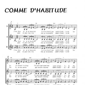 COMME D'HABITUDE