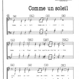 COMME UN SOLEIL