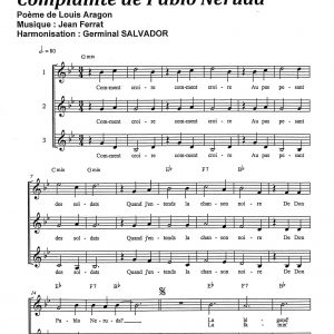 COMPLAINTE DE PABLO NERUDA