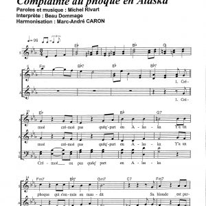 COMPLAINTE DU PHOQUE EN ALASKA