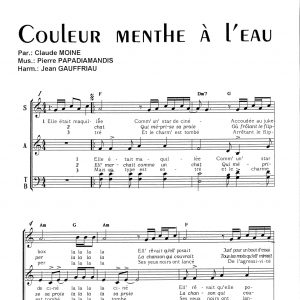 COULEUR MENTHE A L'EAU