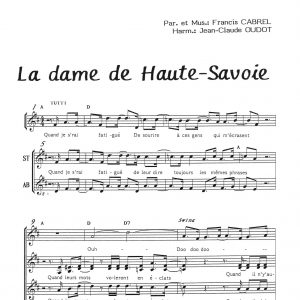 DAME DE HAUTE-SAVOIE (LA)