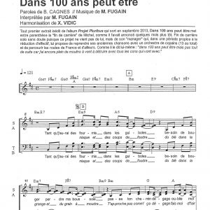 DANS CENT ANS PEUT ETRE