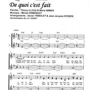 DE QUOI C'EST FAIT