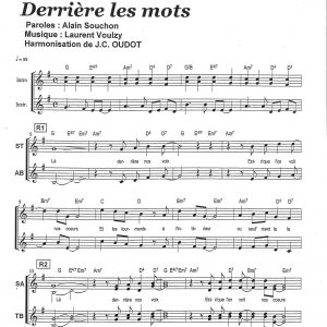 DERRIERE LES MOTS