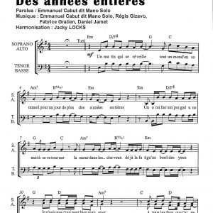 DES ANNES ENTIERES