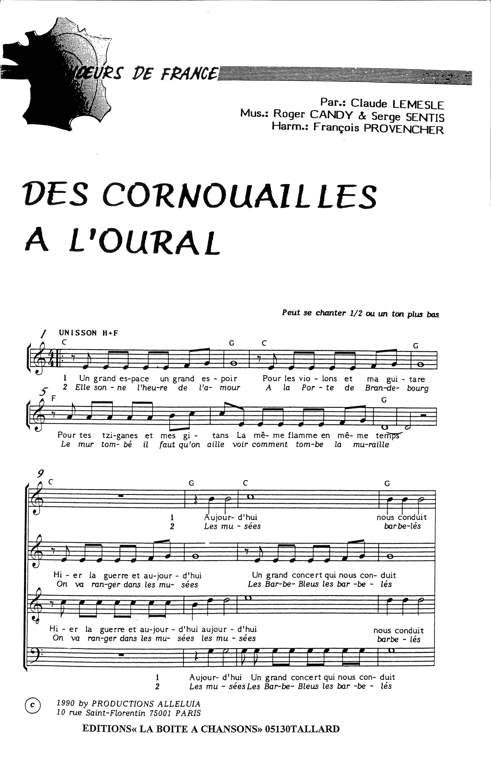 DES CORNOUAILLES ¿ L'OURAL