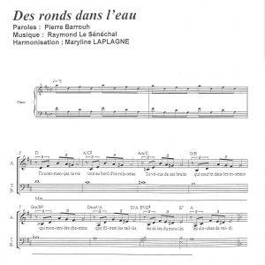 DES RONDS DANS L'EAU