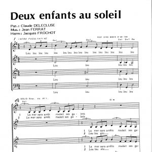 DEUX ENFANTS AU SOLEIL