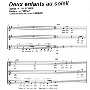 DEUX ENFANTS AU SOLEIL