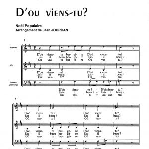 D'OU VIENS-TU?
