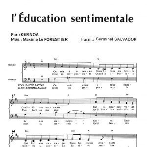 EDUCATION SENTIMENTALE (L')