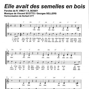 ELLE AVAIT DES SEMELLES EN BOIS