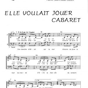 ELLE VOULAIT JOUER CABARET