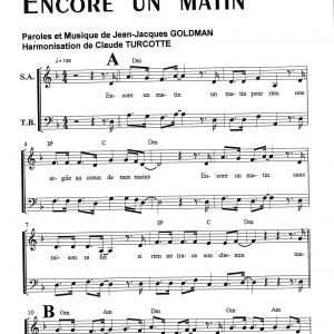 ENCORE UN MATIN