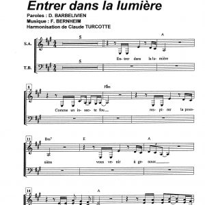 ENTRER DANS LA LUMIERE