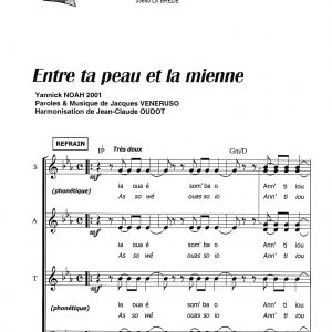 ENTRE TA PEAU ET LA MIENNE