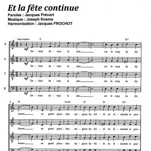 ET LA FETE CONTINUE