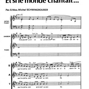 ET SI LE MONDE CHANTAIT