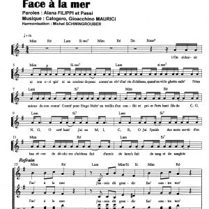 FACE A LA MER