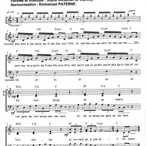 FILLES D'AUJOURD'HUI